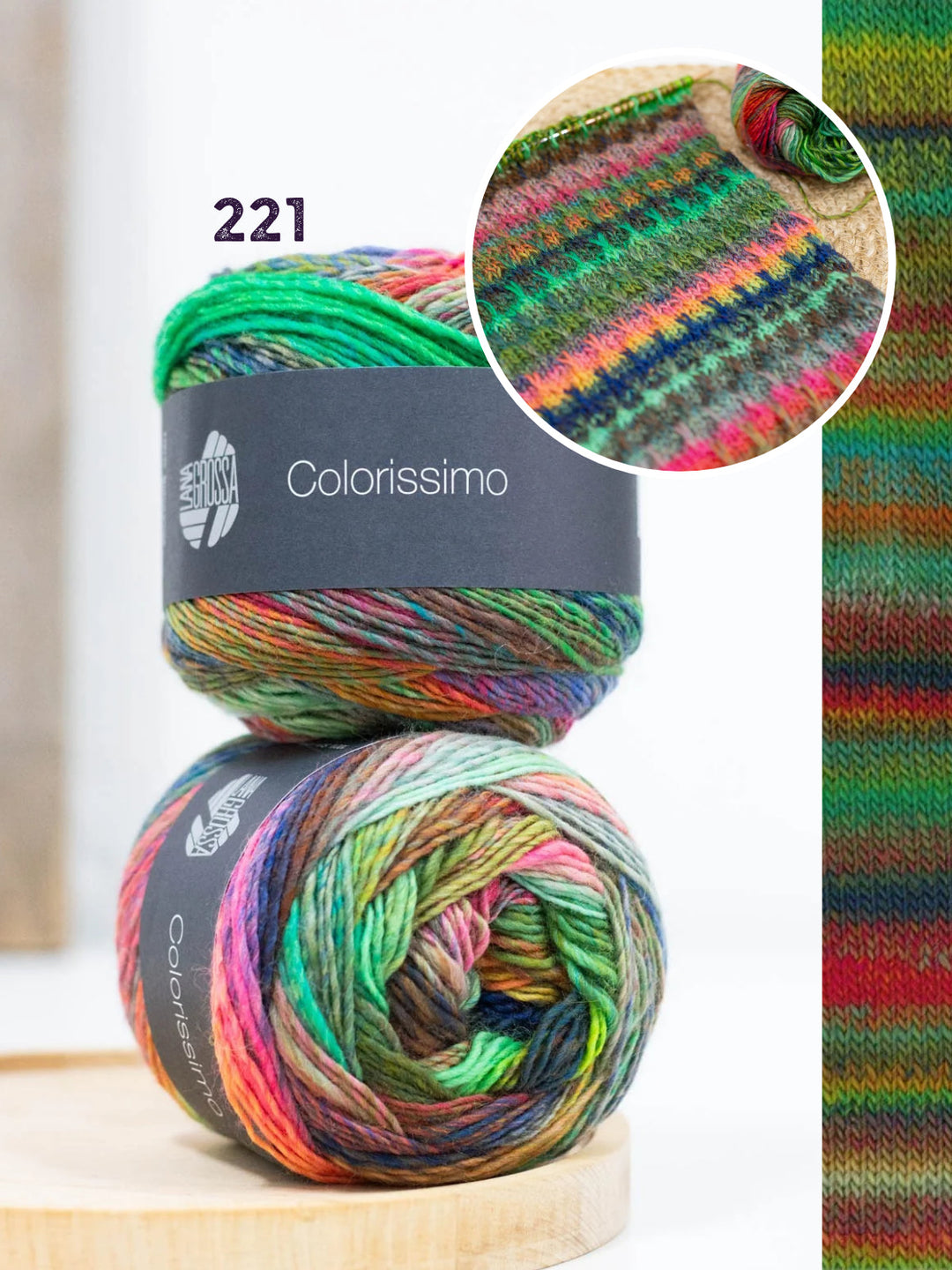 Strickpaket Lizas Tuch Tiny Tracks - Colorissimo