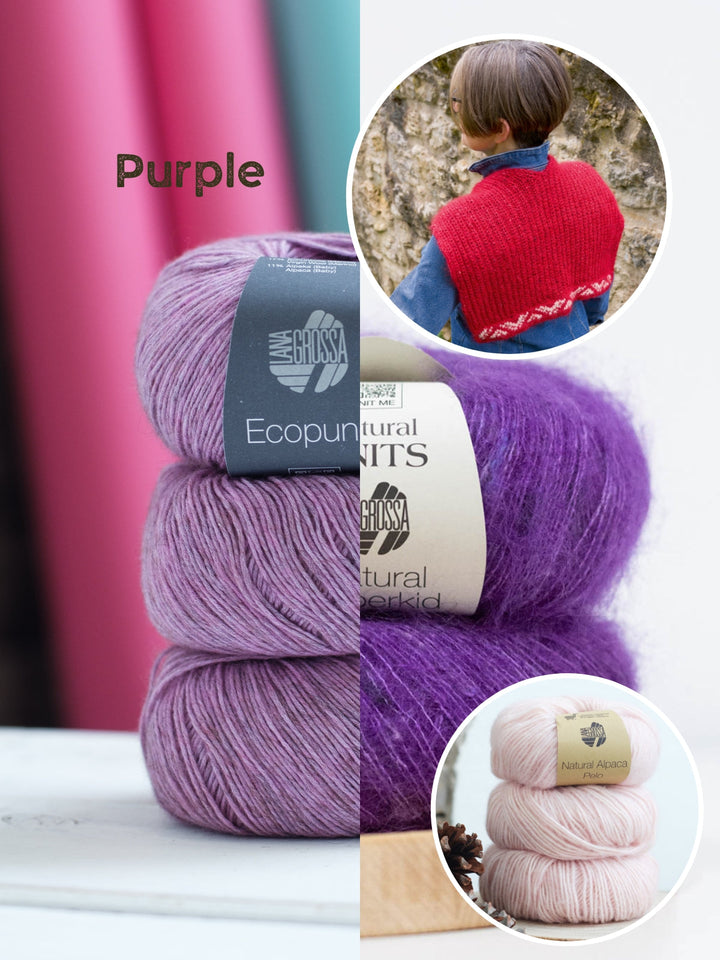 Strickpaket Setesdal Kragenschal - Wollfühlreise