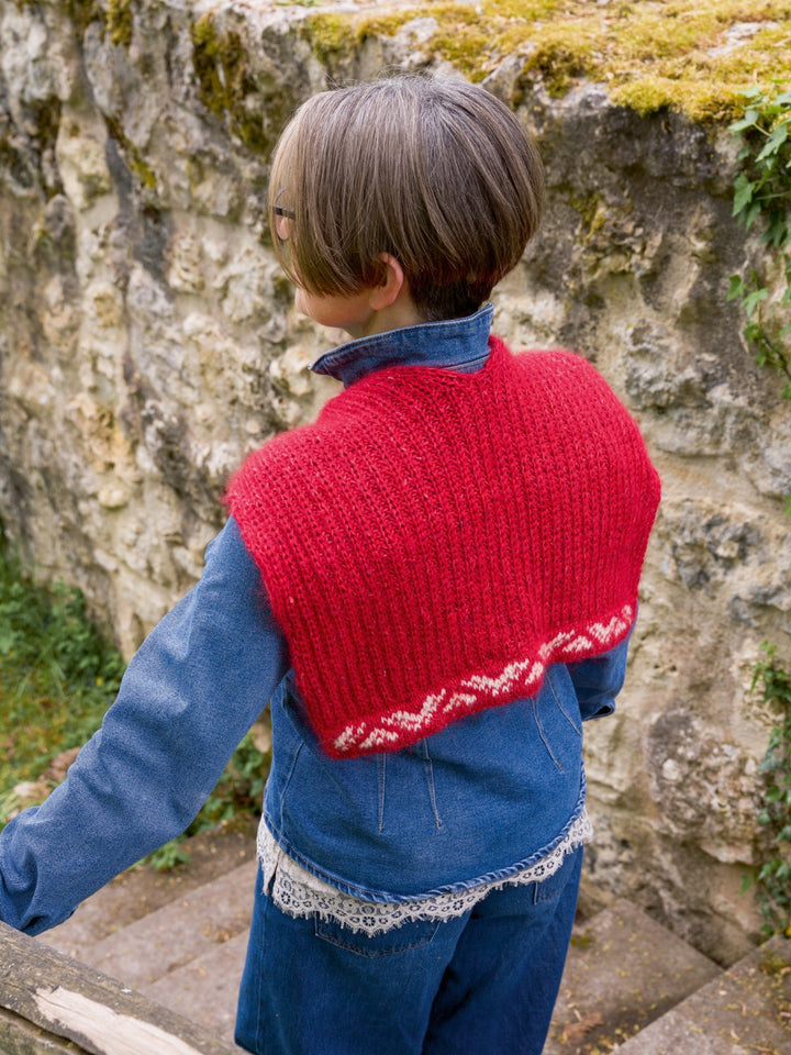 Strickpaket Setesdal Kragenschal - Wollfühlreise