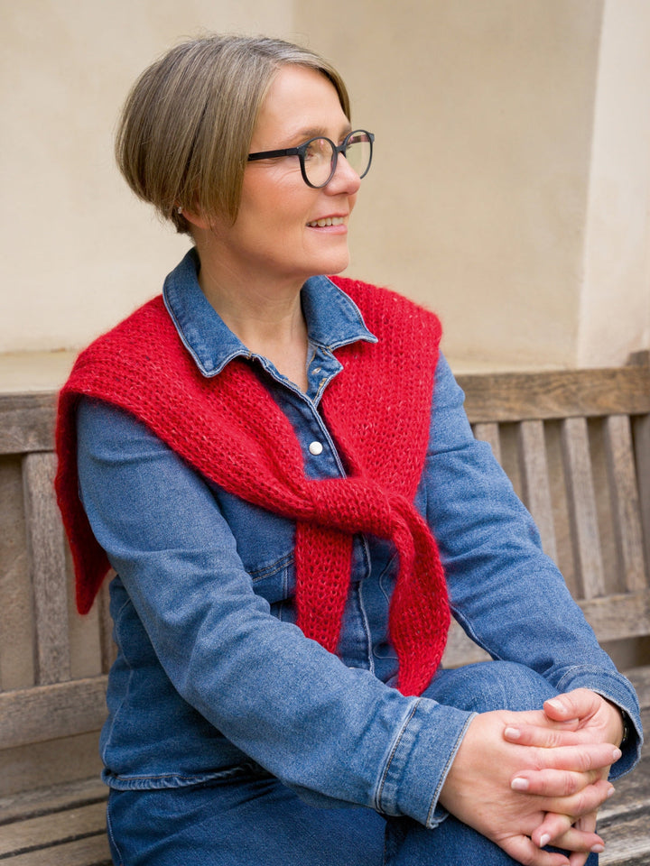 Strickpaket Setesdal Kragenschal - Wollfühlreise
