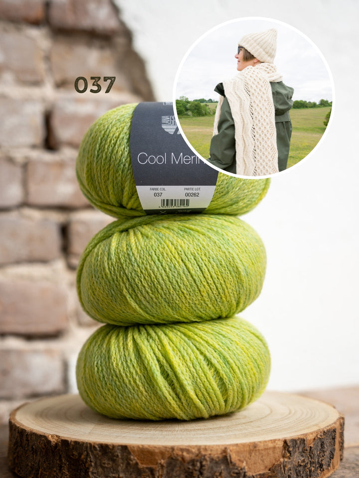 Strickpaket Inis Zopfmütze &amp; Zopfschal - Tanja Steinbach