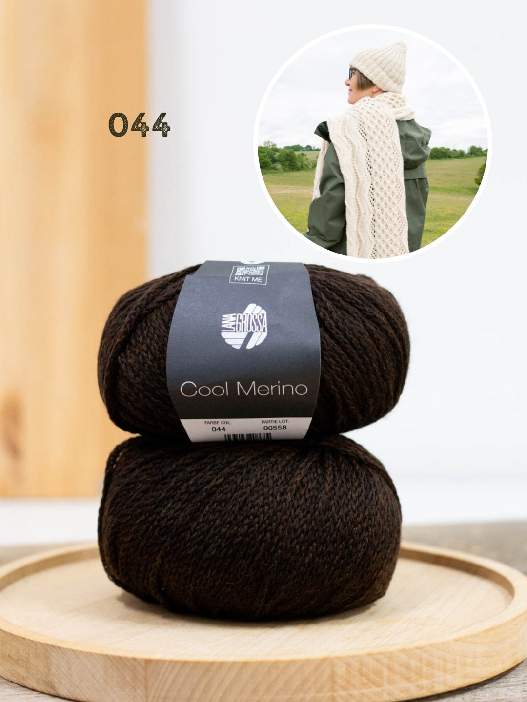 Strickpaket Inis Zopfmütze &amp; Zopfschal - Tanja Steinbach