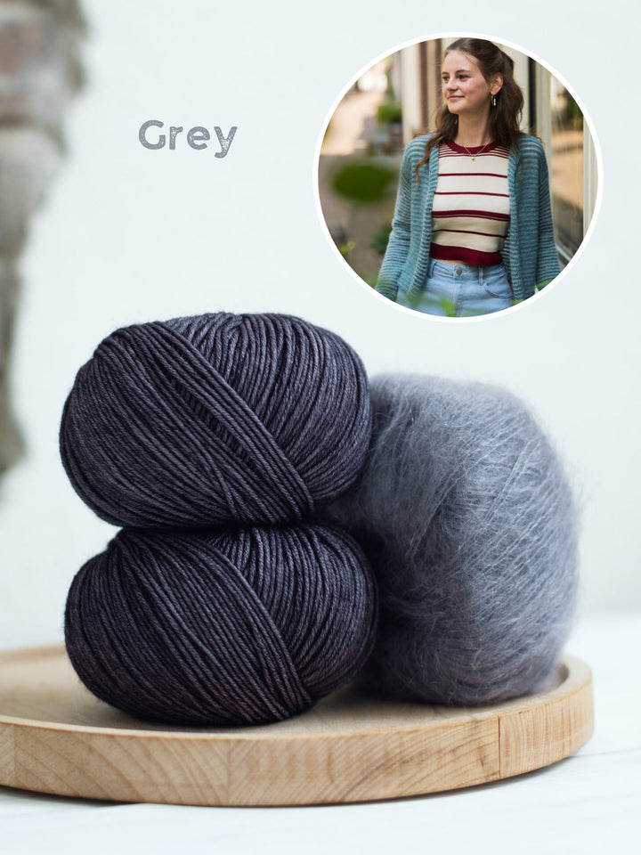 Strickpaket Silkhair Cool Wool Vintage Jacke