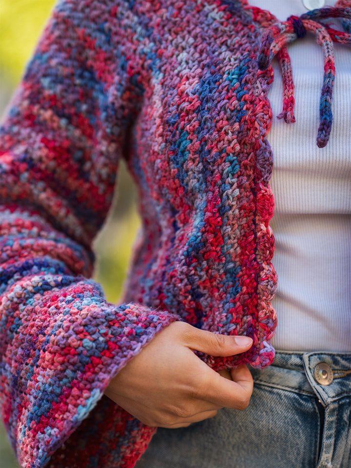 Häkelpaket Blueberry Cardigan – Studio Hook &amp; Yarn