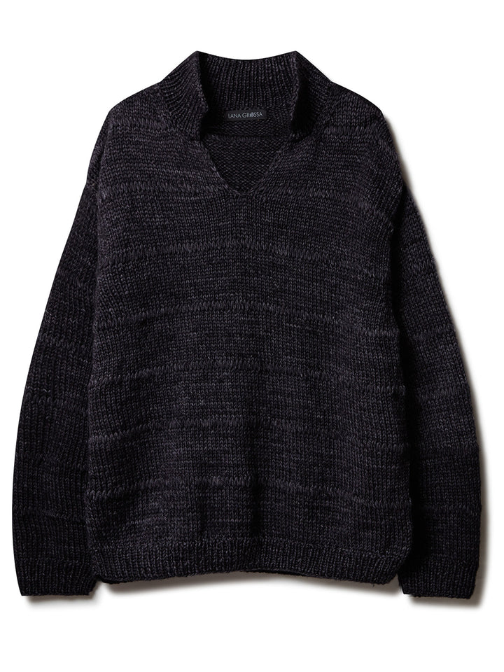 Strickpaket Vintage Chunky Pullover für ihn