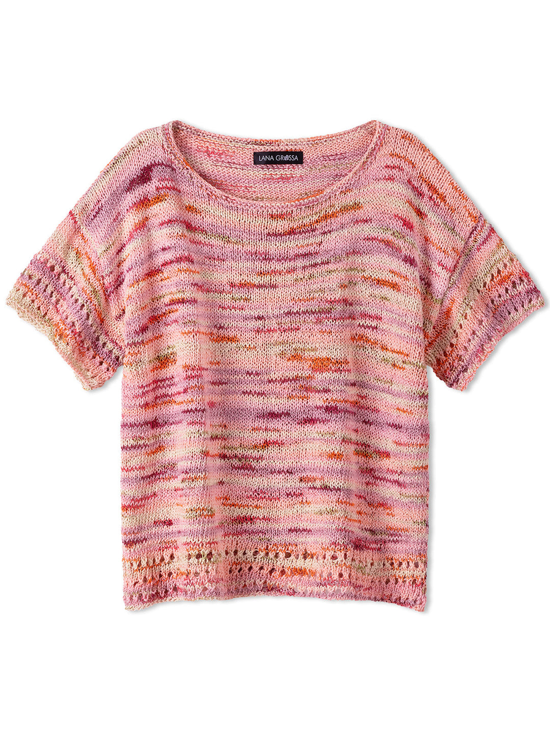 Strickpaket Torto T-Shirt mit Ajourdetails
