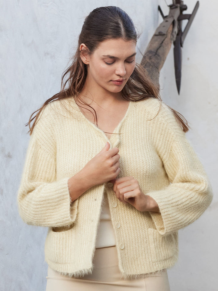 Strickpaket Finito Jacke mit Taschen