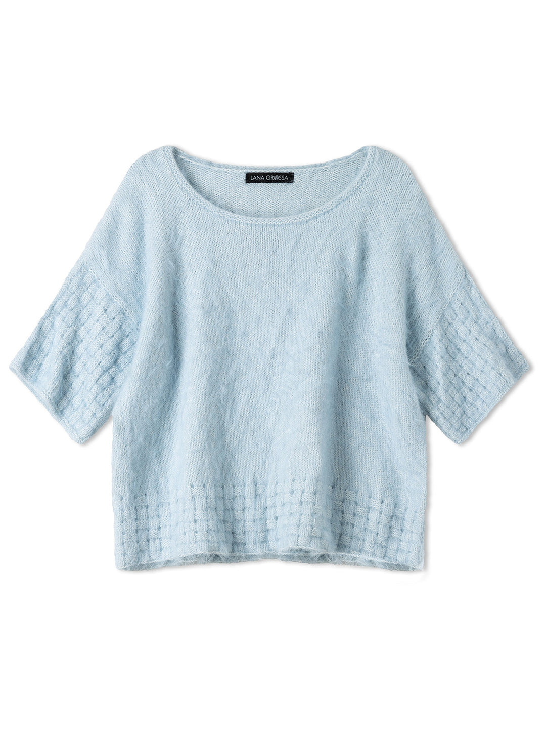 Strickpaket Finito Shirt mit Webmuster