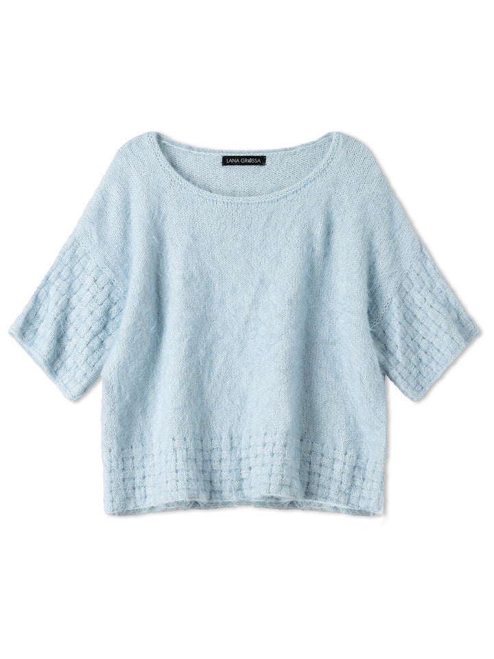 Strickpaket Finito Shirt mit Webmuster