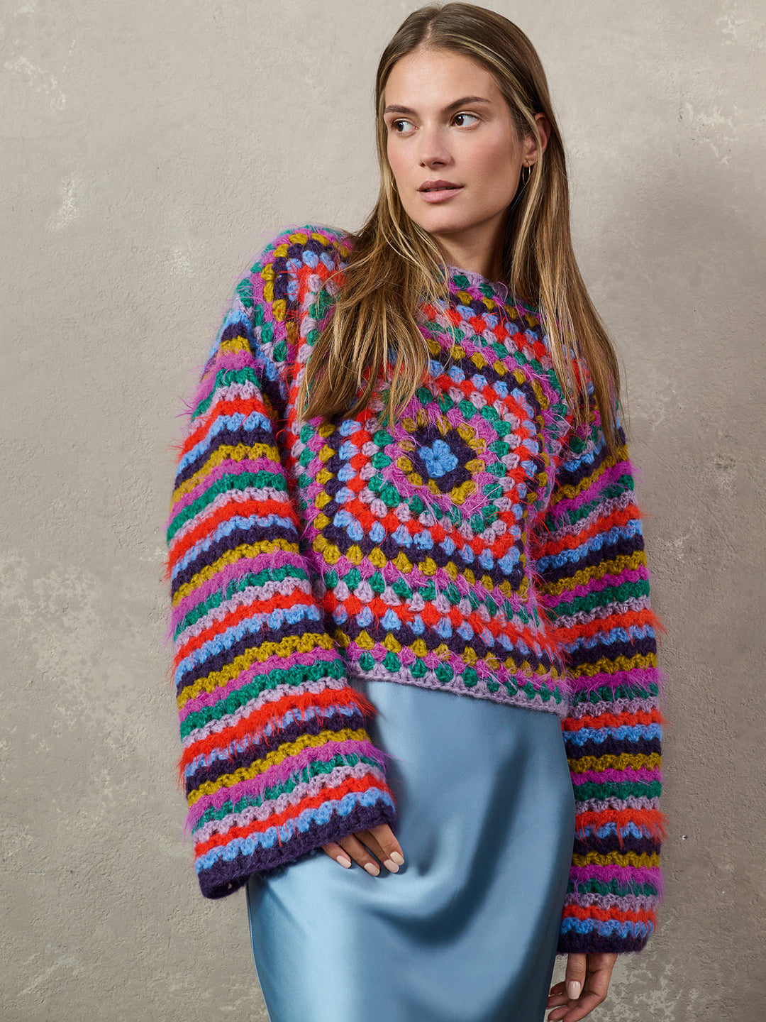 Häkelpaket Basta Alpaca Air II granny Pullover