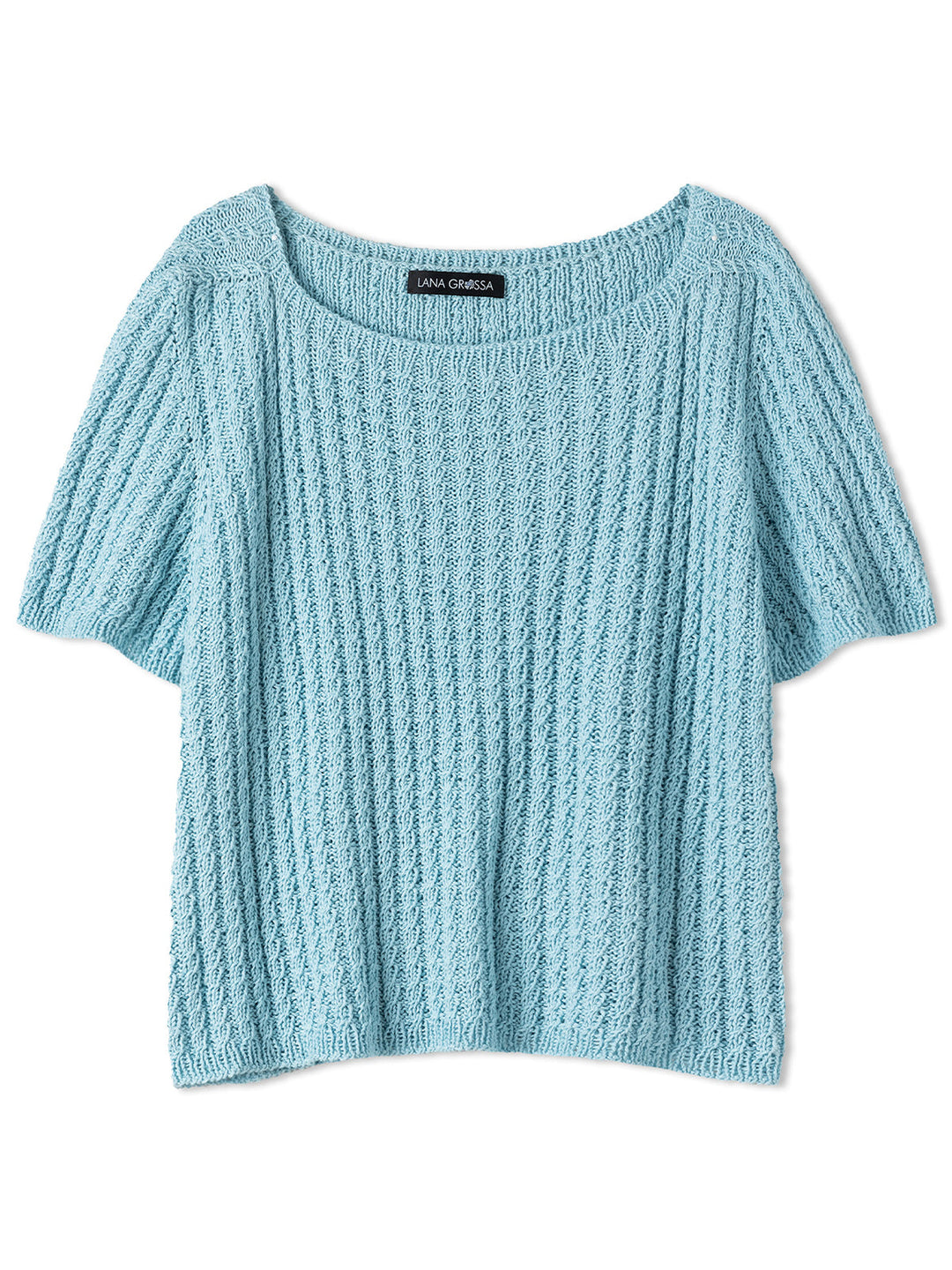Strickpaket Campo Shirt mit kleinen Zöpfen