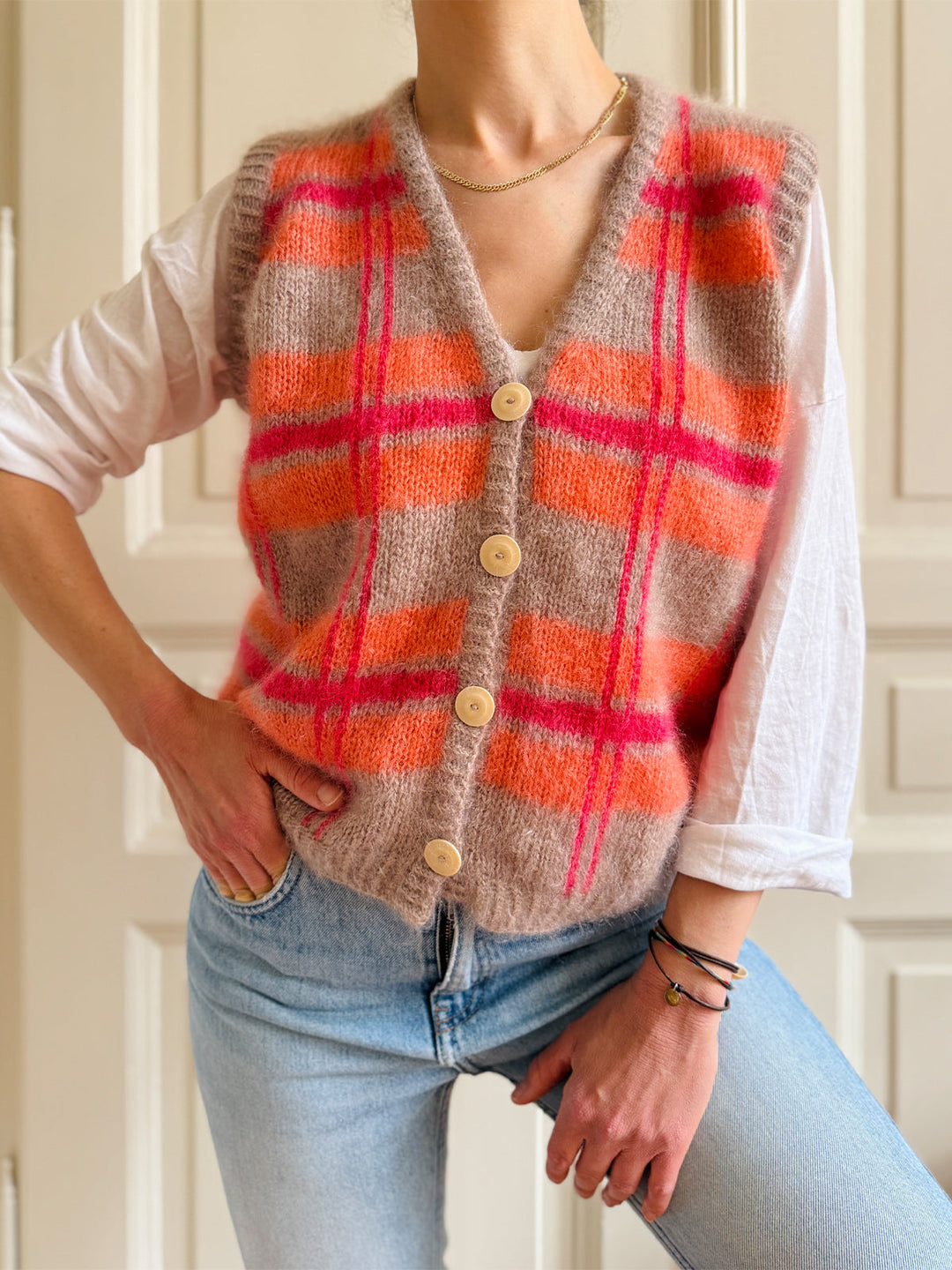 Strickpaket Ceallaigh Weste - Kolibri by Johanna