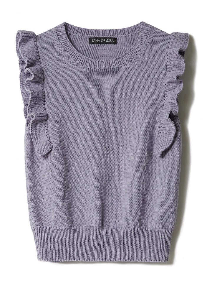 Strickpaket Elastico Top mit Rüschen