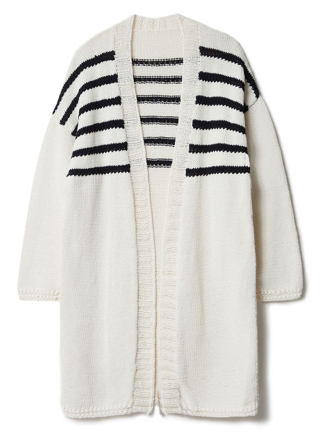 Strickpaket Promessa Cardigan mit Streifen