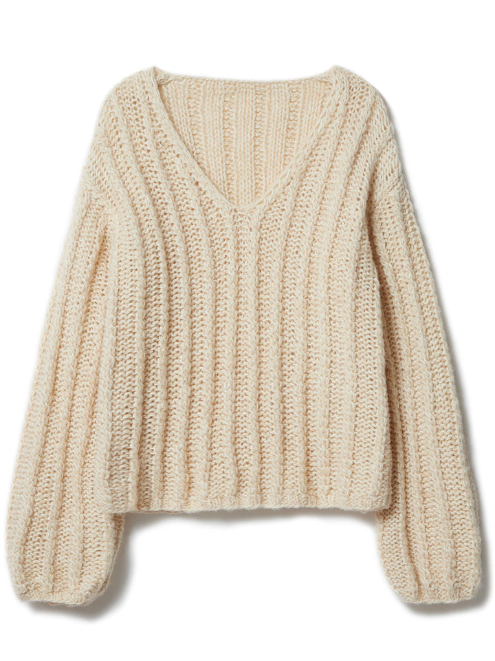 Strickpaket Setasuri &amp; Ecopuno Zopfpullover