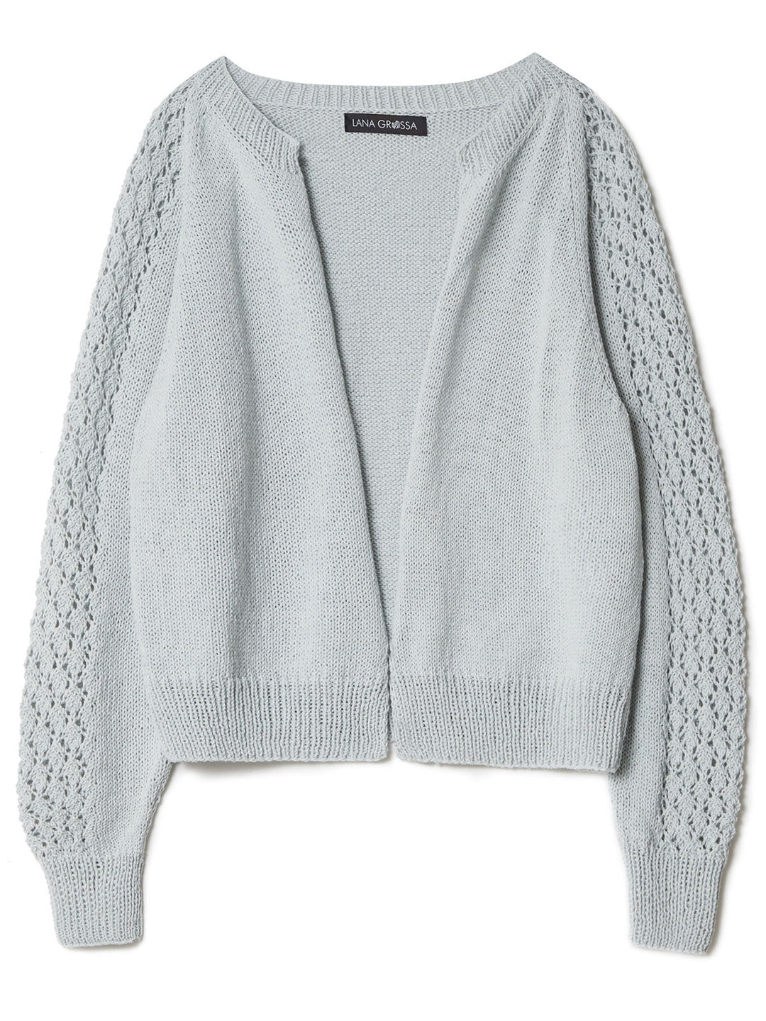 Strickpaket Landlust Sommerseide Jacke im Ajourmuster