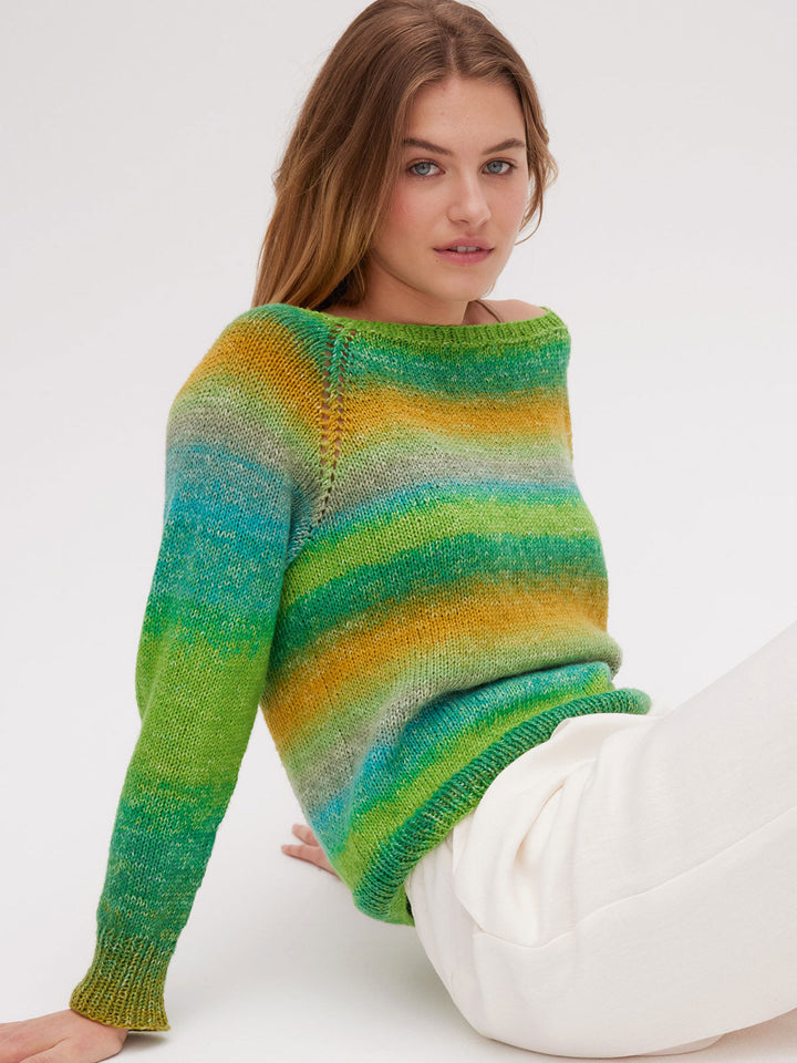 Strickpaket Cotonella Top-down Pullover