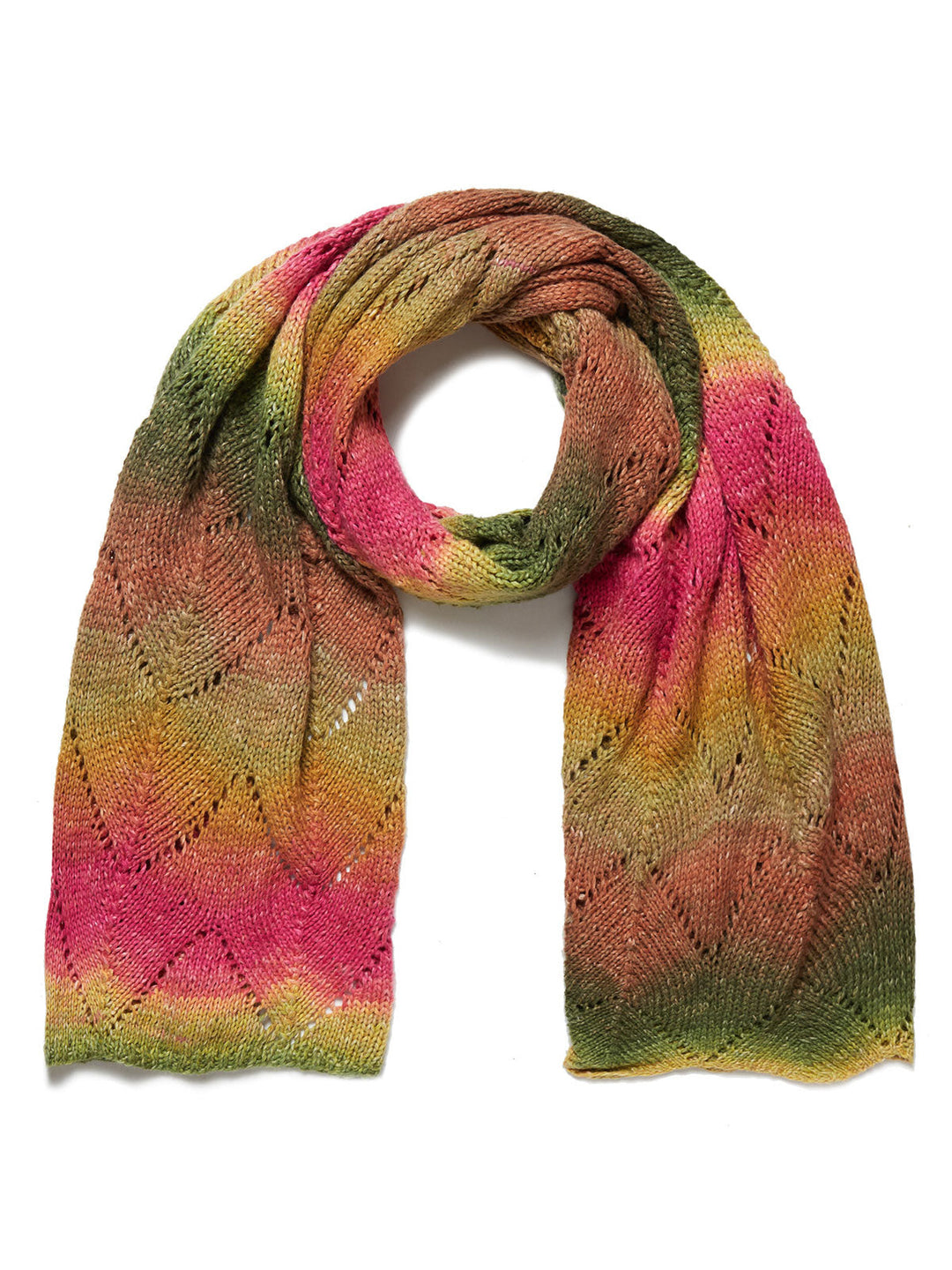 Strickpaket Cotonella Tuch im Wellenmuster