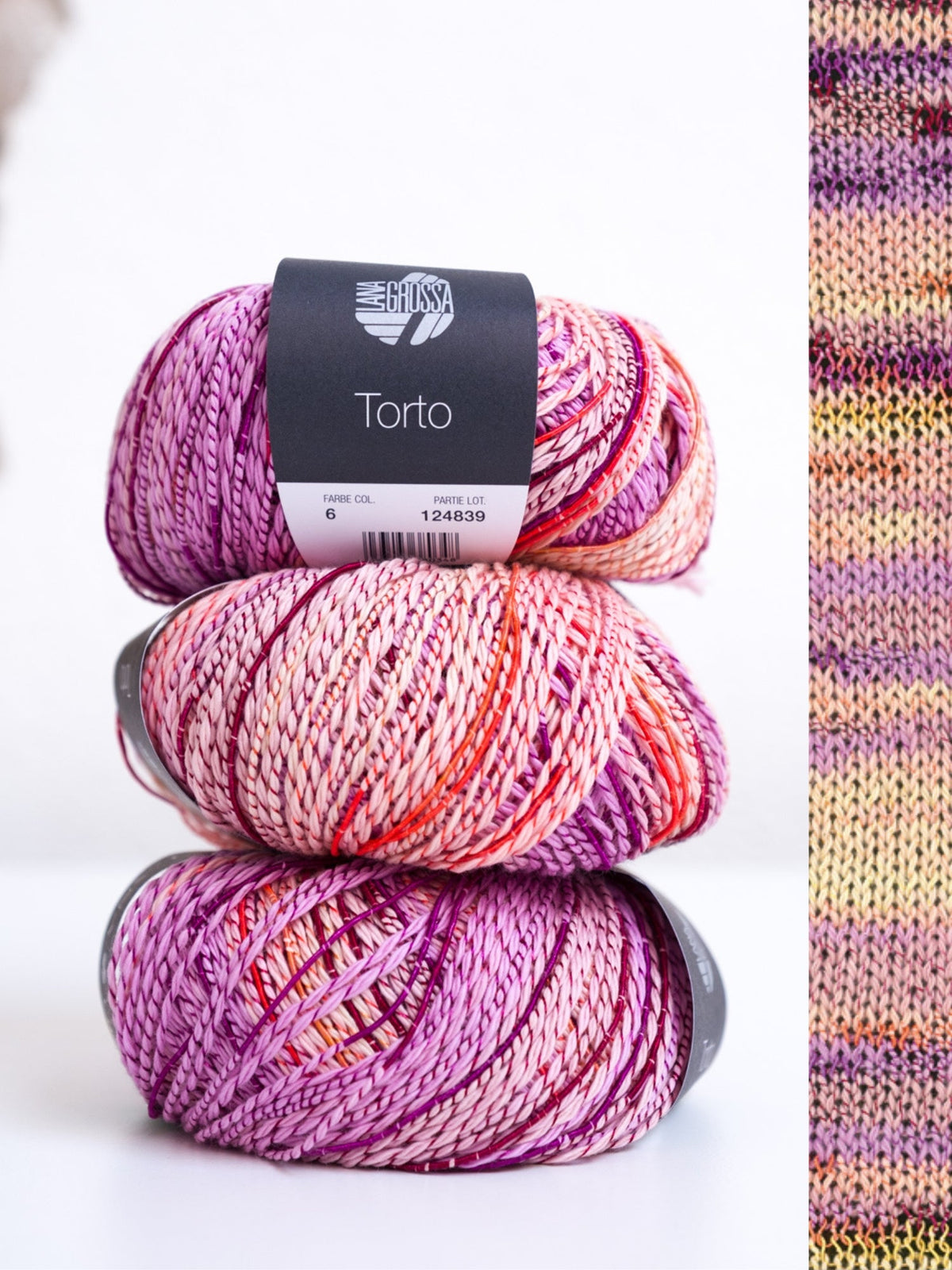 Torto 006 Blassgelb/Lila/Weinrot/Orange/Rosa/Gelb/Lachs