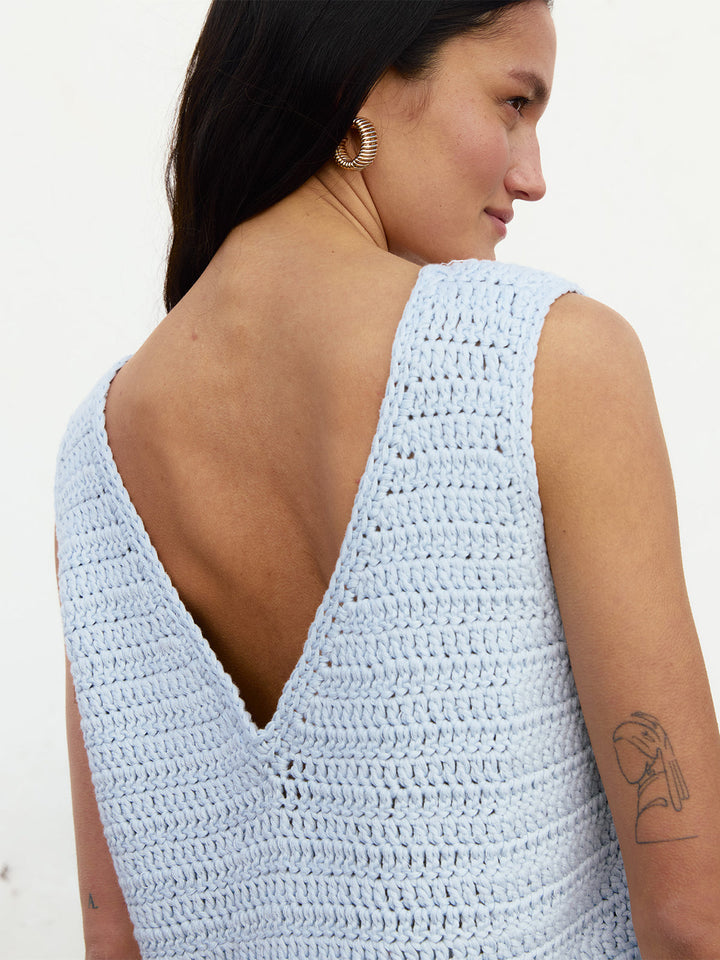 Häkelpaket Natural Cotton Top in Stäbchen