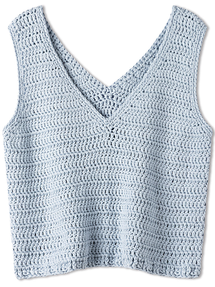 Häkelpaket Natural Cotton Top in Stäbchen