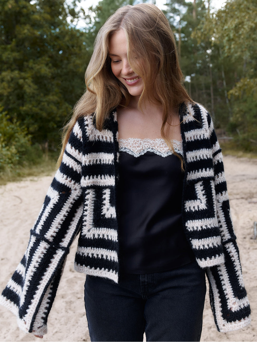 Häkelpaket Alpaca Air  II Granny Jacke