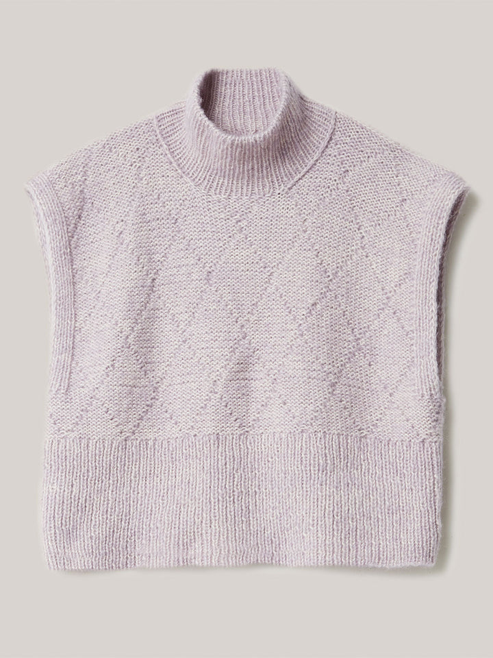 Strickpaket Natural Alpaca Pelo Rautenpullunder