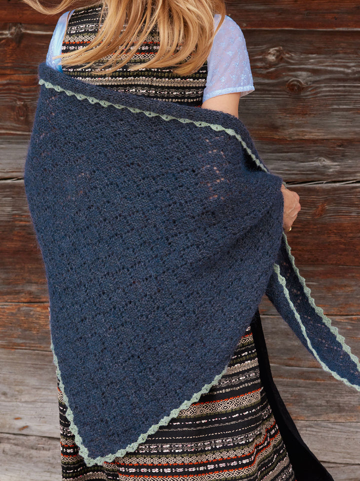 Strickpaket Ecopuno &amp; Silkhair Dreieckstuch
