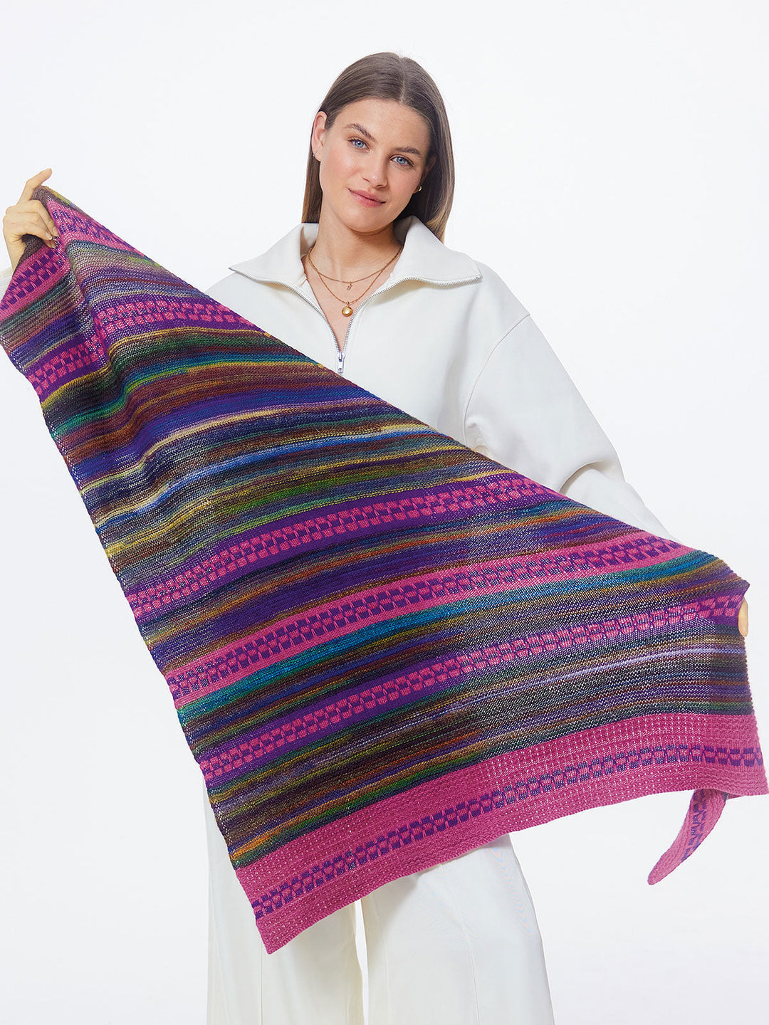 Strickpaket Colorissimo &amp; Ecopuno Dreieckstuch