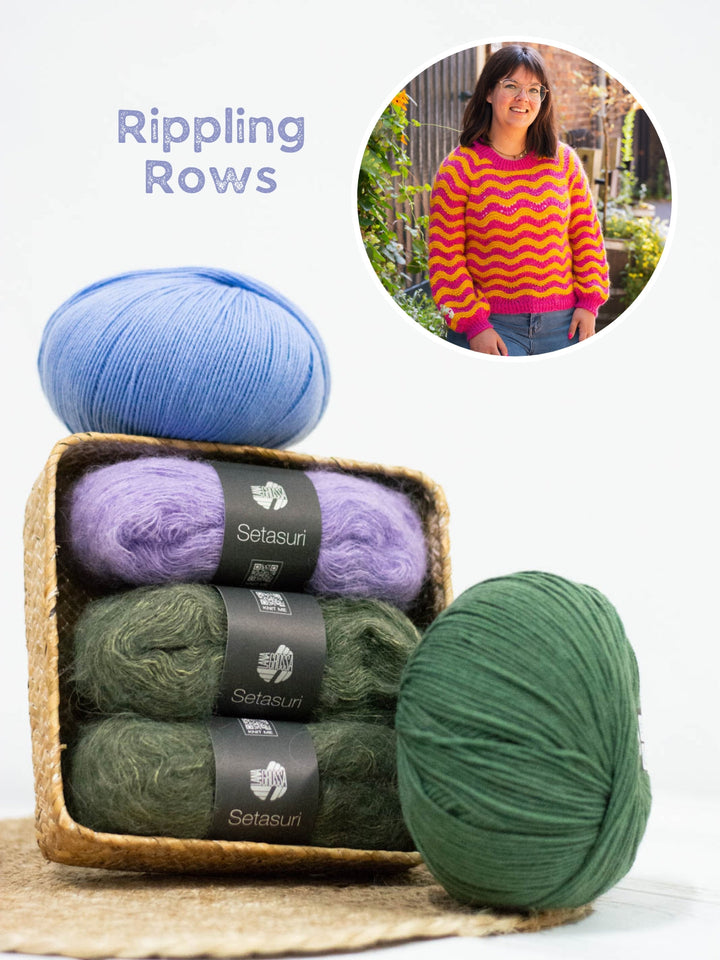 Strickpaket Jean Sweater - Kolibri by Johanna
