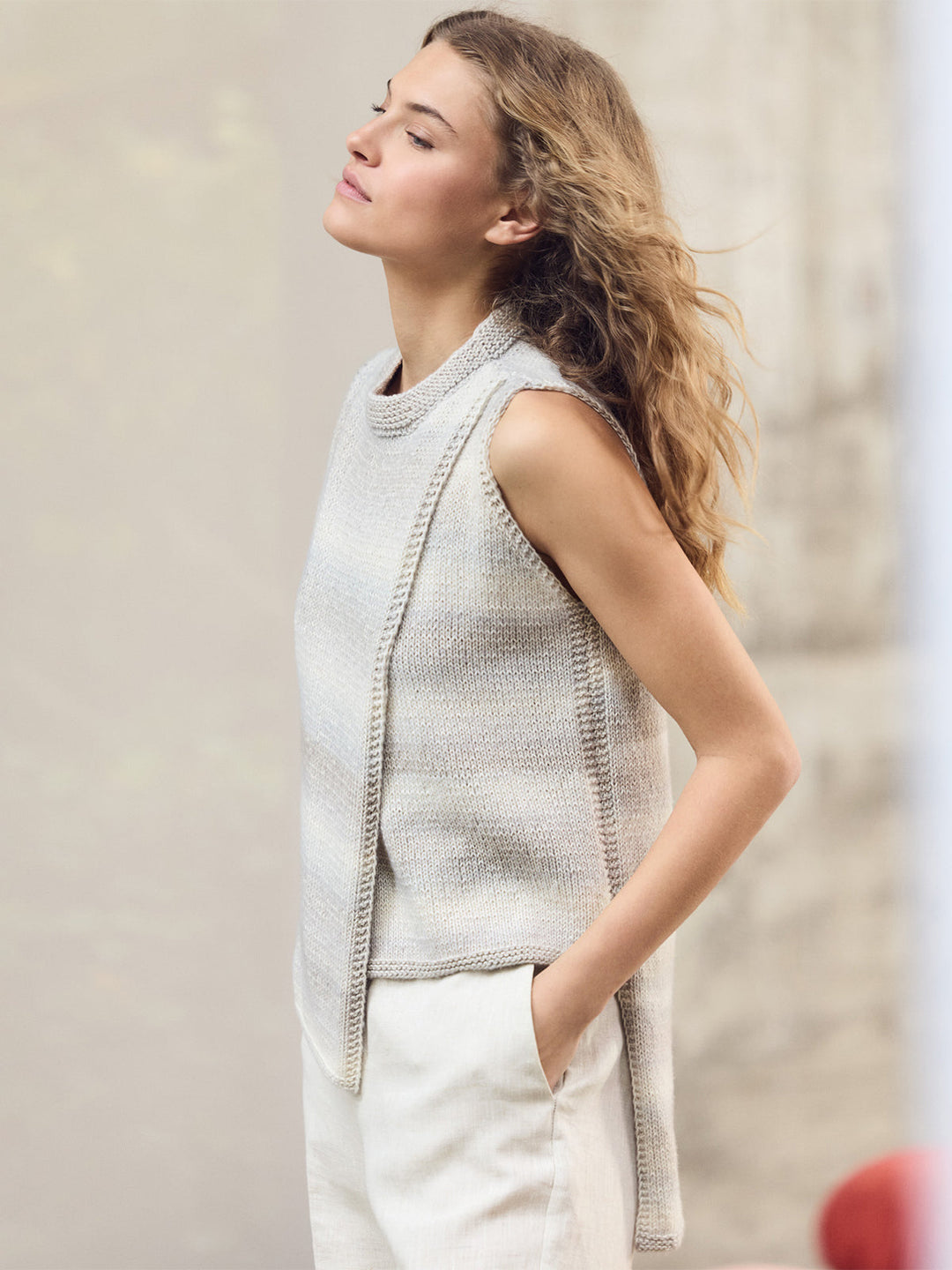 Strickpaket Corallo asymmetrisches Top