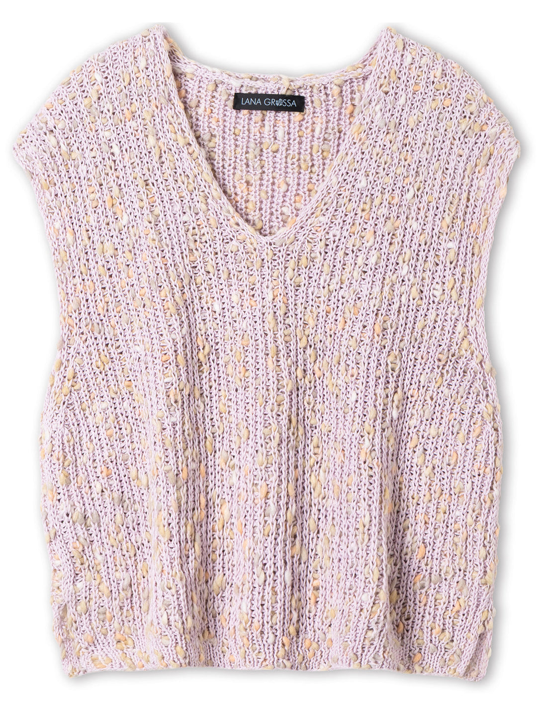 Strickpaket Popcorn Pullunder