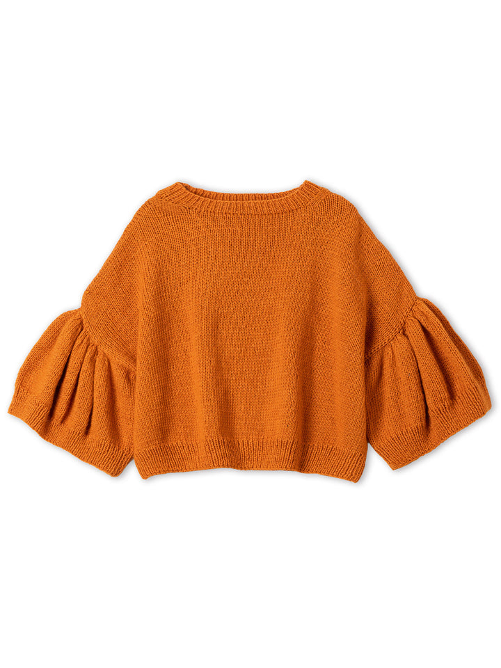 Strickpaket Summer Softness Shirt mit gerafften Ärmeln