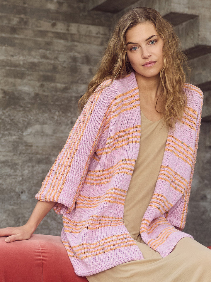 Strickpaket Summer Softness Popcorn Kimono