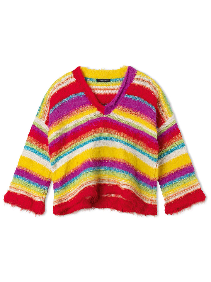 Strickpaket Basta Bottoni Summer Softness Streifenpullover