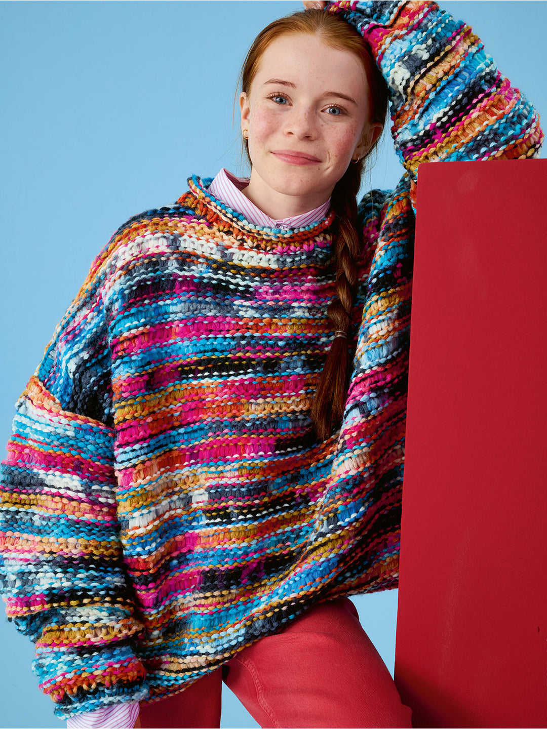 Strickpaket Crazy Oversized-Pullover