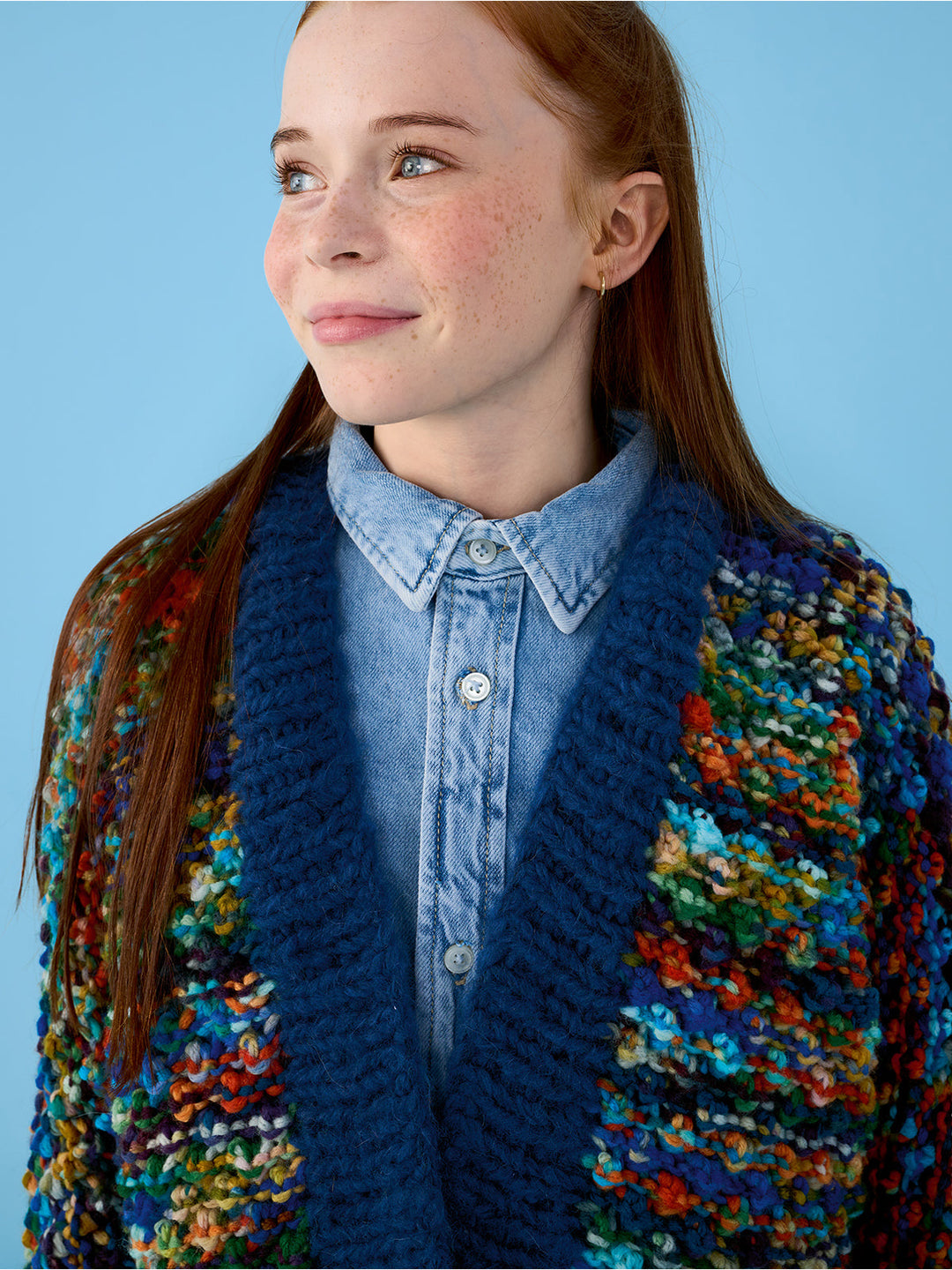 Strickpaket Crazy &amp; Baby Furry Noppenjacke