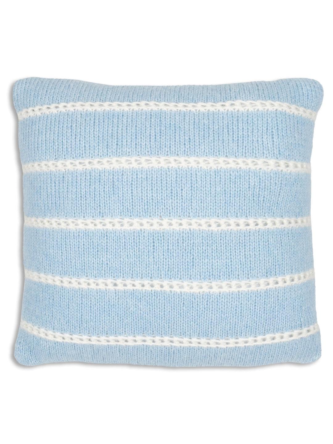 Strickpaket Brigitte no. Kissenhül mit Lockmusterstreifen