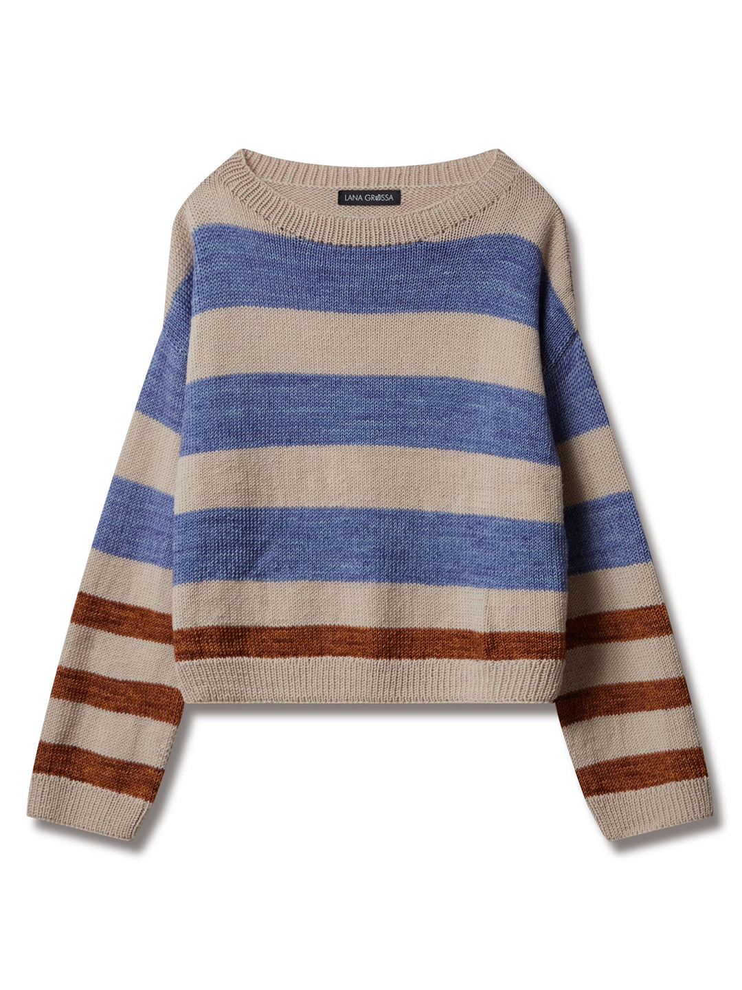 Strickpaket Cool Wool Vintage &amp; Cool Wool gestreifter Pullover