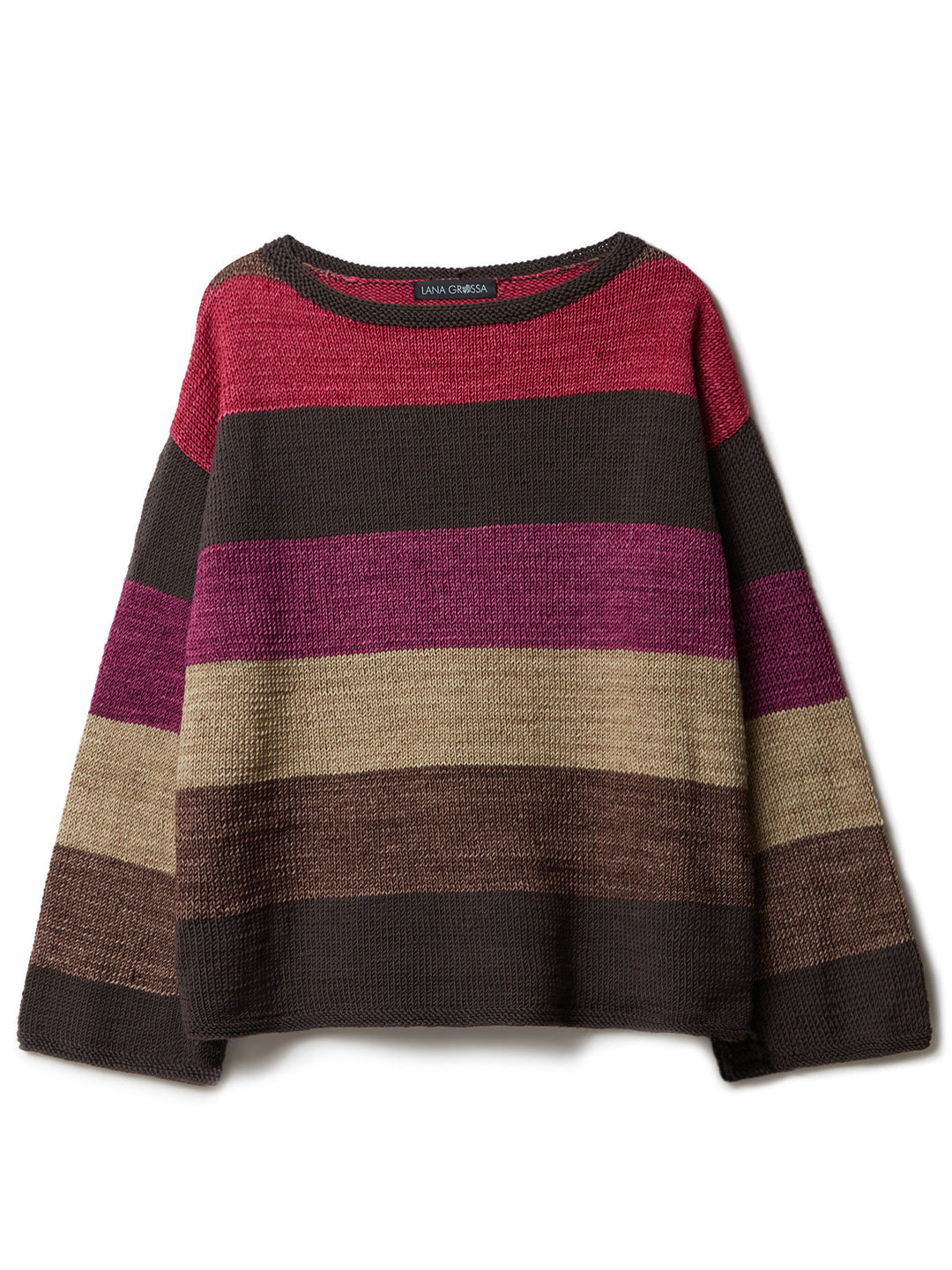 Strickpaket Cool Wool &amp; Cool Wool Vintage gestreifter Pullover