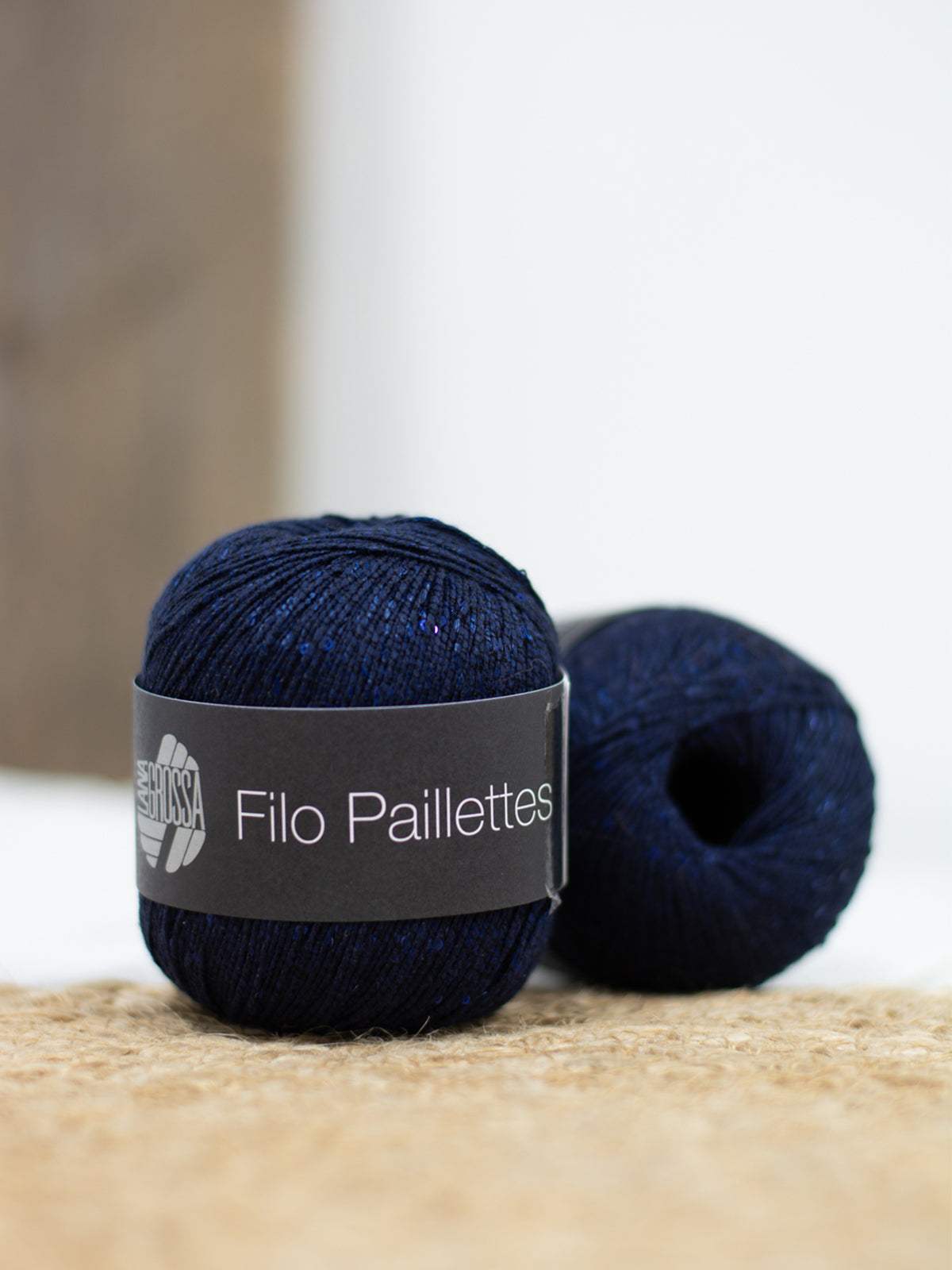 Filo Paillettes 015 Nachtblau