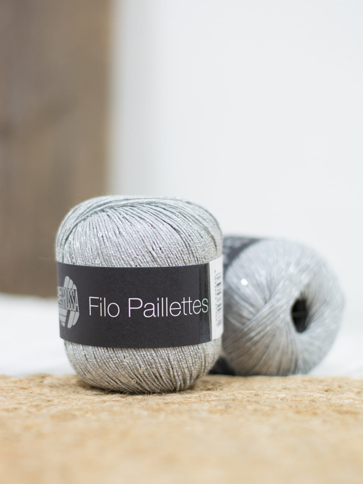 Filo Paillettes 014 Hellgrau