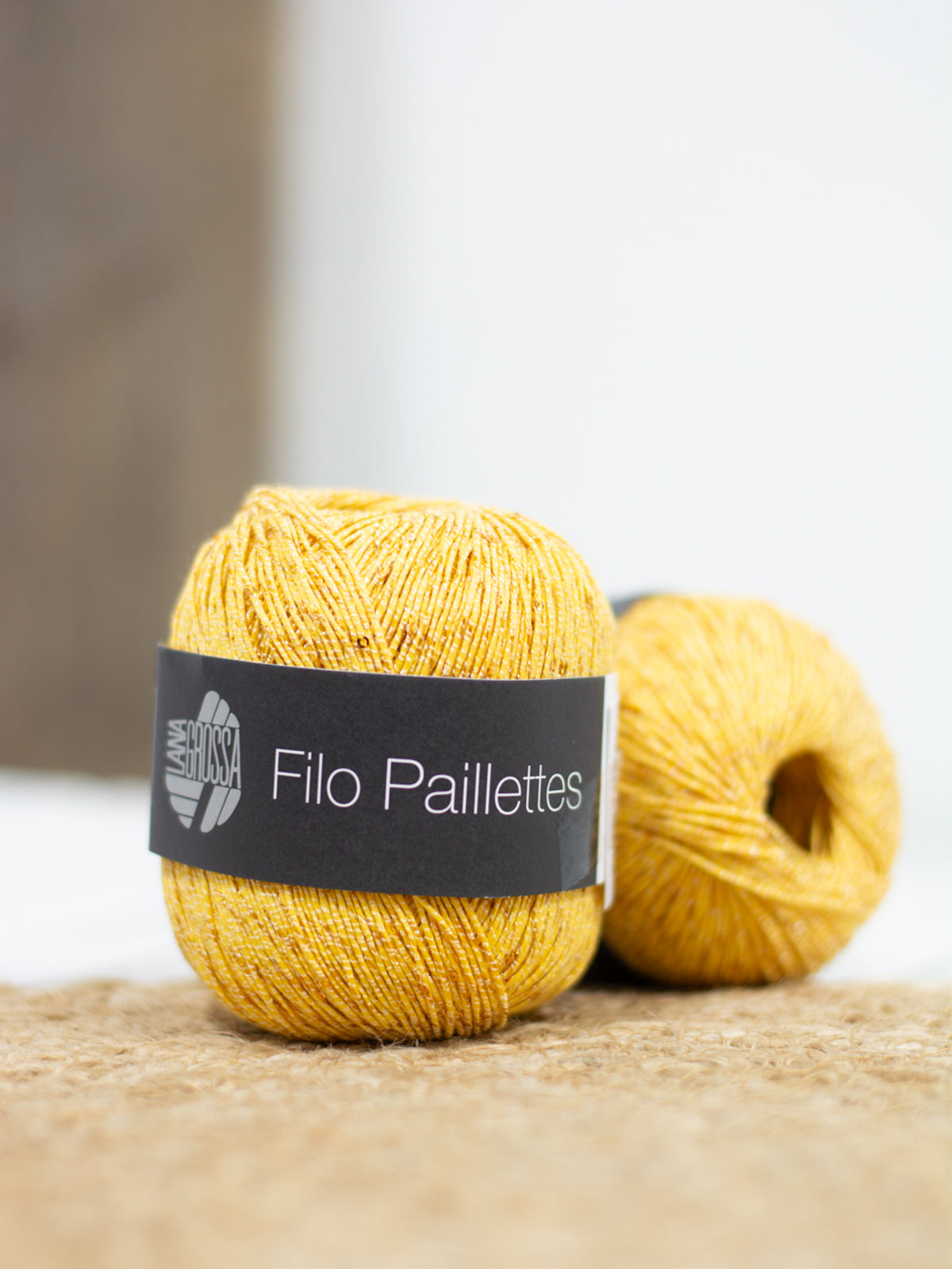 Filo Paillettes 004 Dottergelb