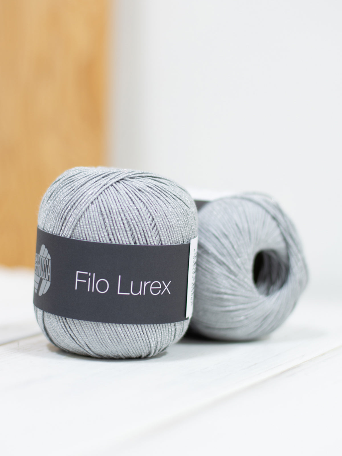 Filo Lurex 014 Hellgrau