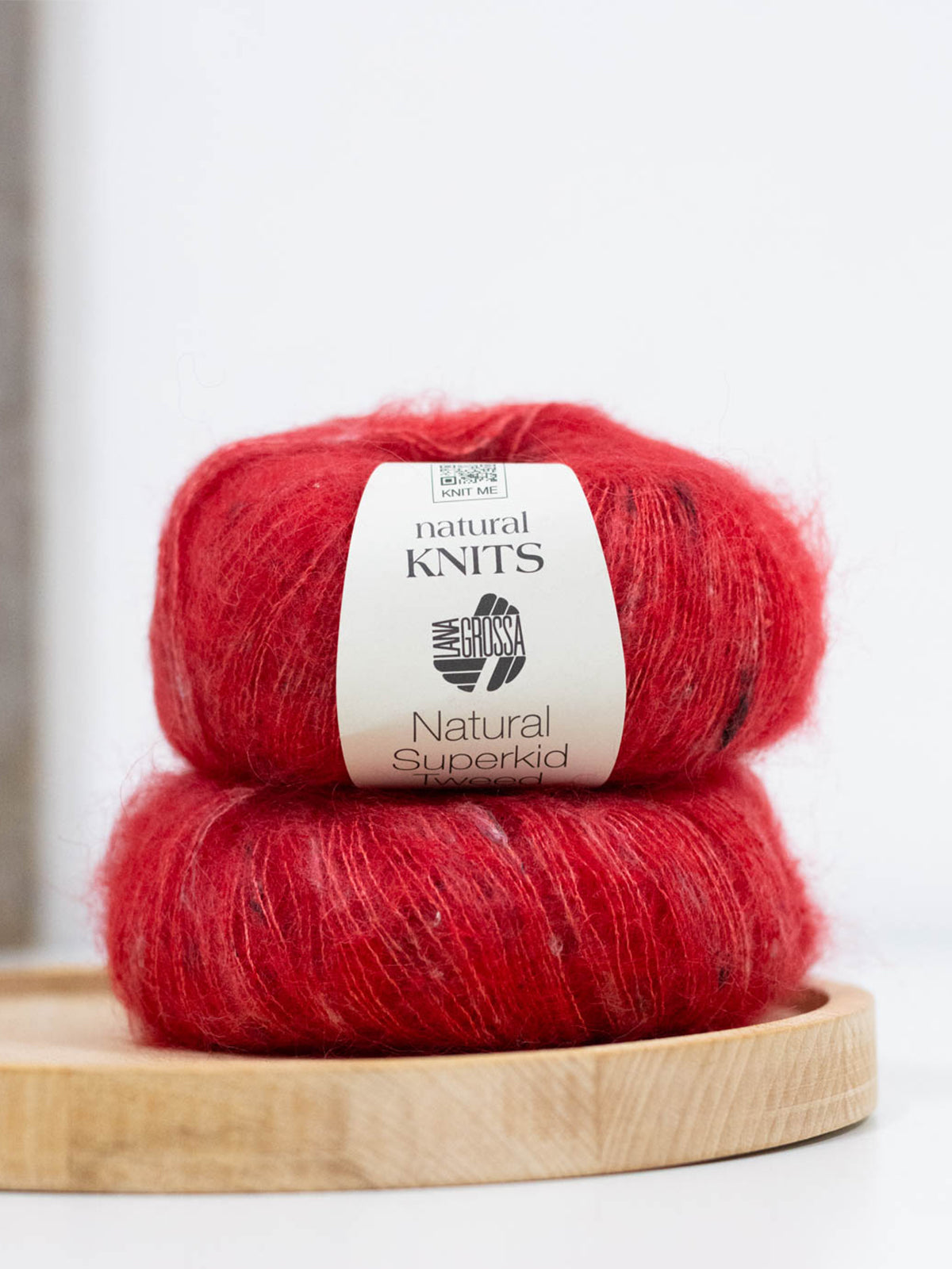 Natural Superkid Tweed 641 Rot