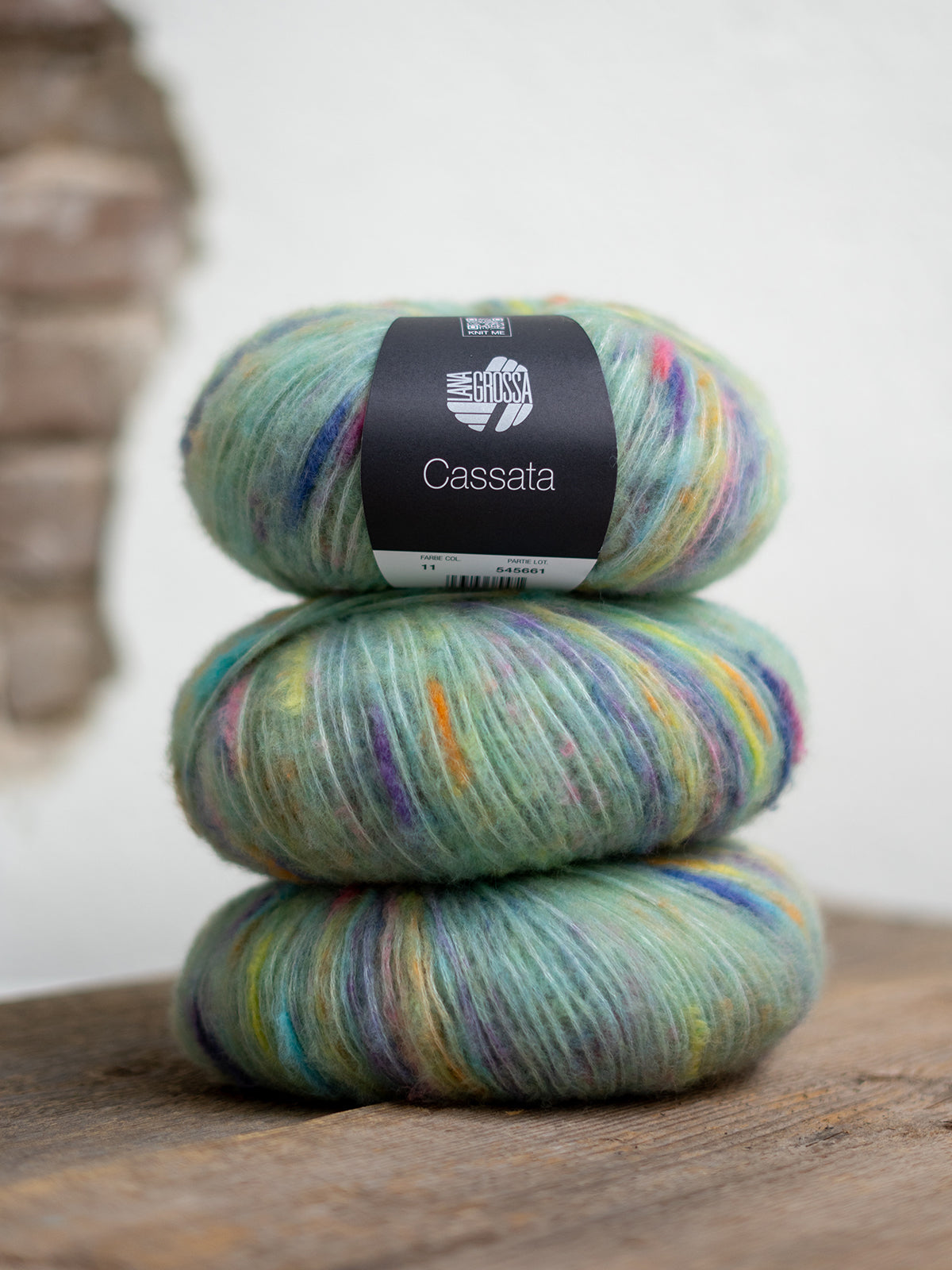 Cassata 011 Zartgrün/Hellorange/Rosa/Hellgrau/Lila