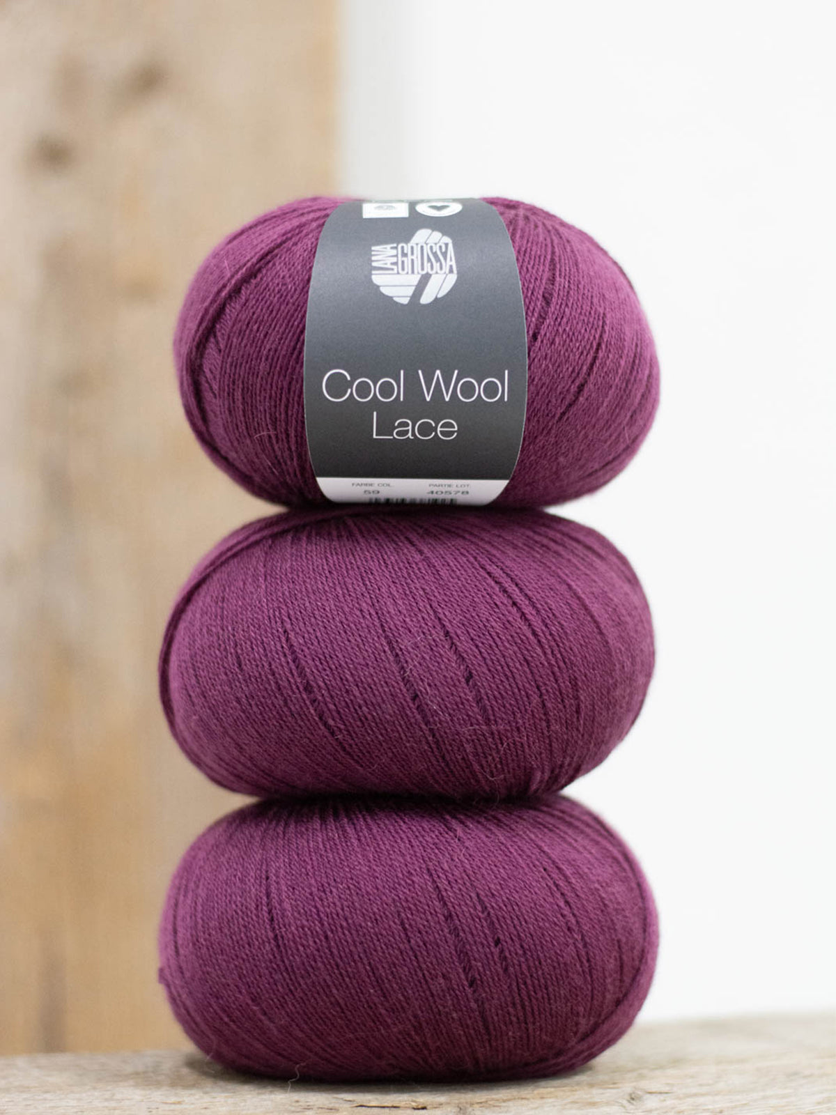 Cool Wool Lace 059 Bordeaux