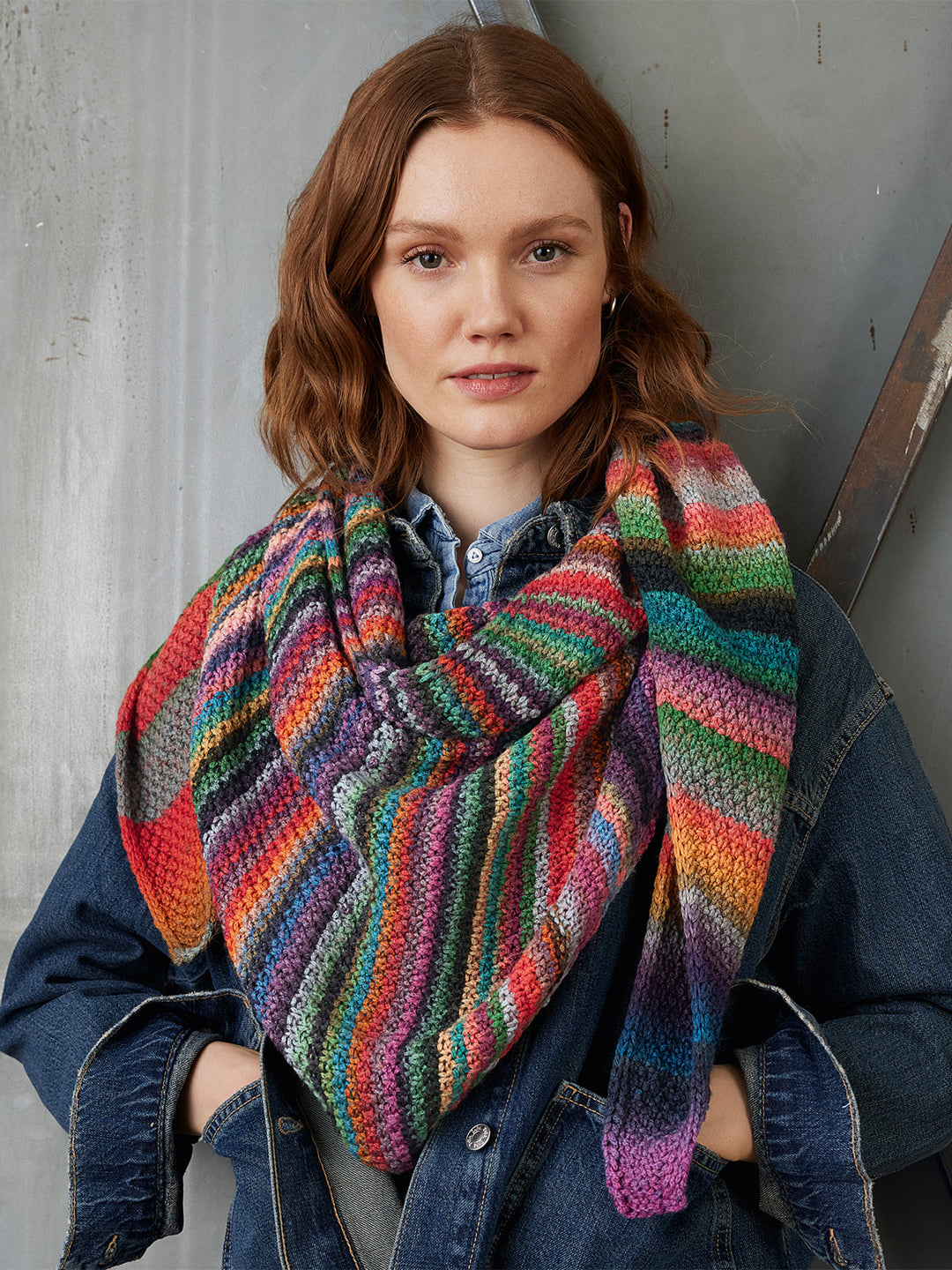 Strickpaket Farfalla Dreieckstuch