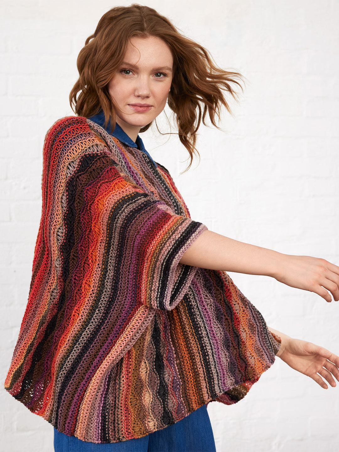 Strickpaket Farfalla Poncho