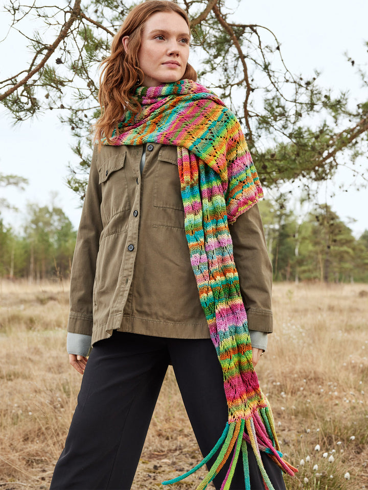 Strickpaket Farfalla Ajour-Schal